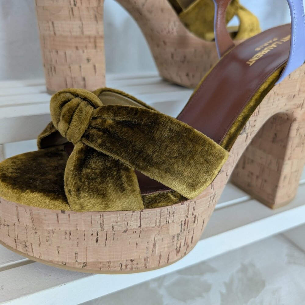 Saint Laurent Bianca St. Heaven Knot Platform Sandal BRAND NEW 42EU/11US - Picture 4 of 7